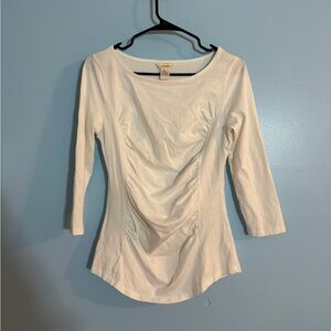 3/4 sleeve Sundance blouse white size S